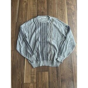 St Croix Sweater Mens Size XL Coogi Style Vintage Wool Blend 90s Hip Hop Knit 3D